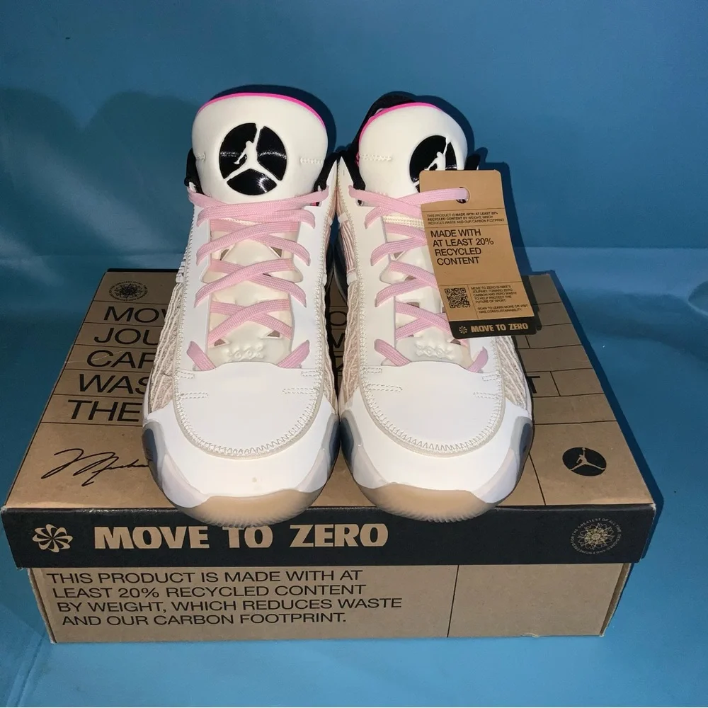 NEW Men's Jordan 38 Low Coconut Milk Size 10.5 FD2326-100 - Picture 2 of 8